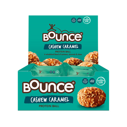 Cashew Caramel Protein Balls By Bounce
